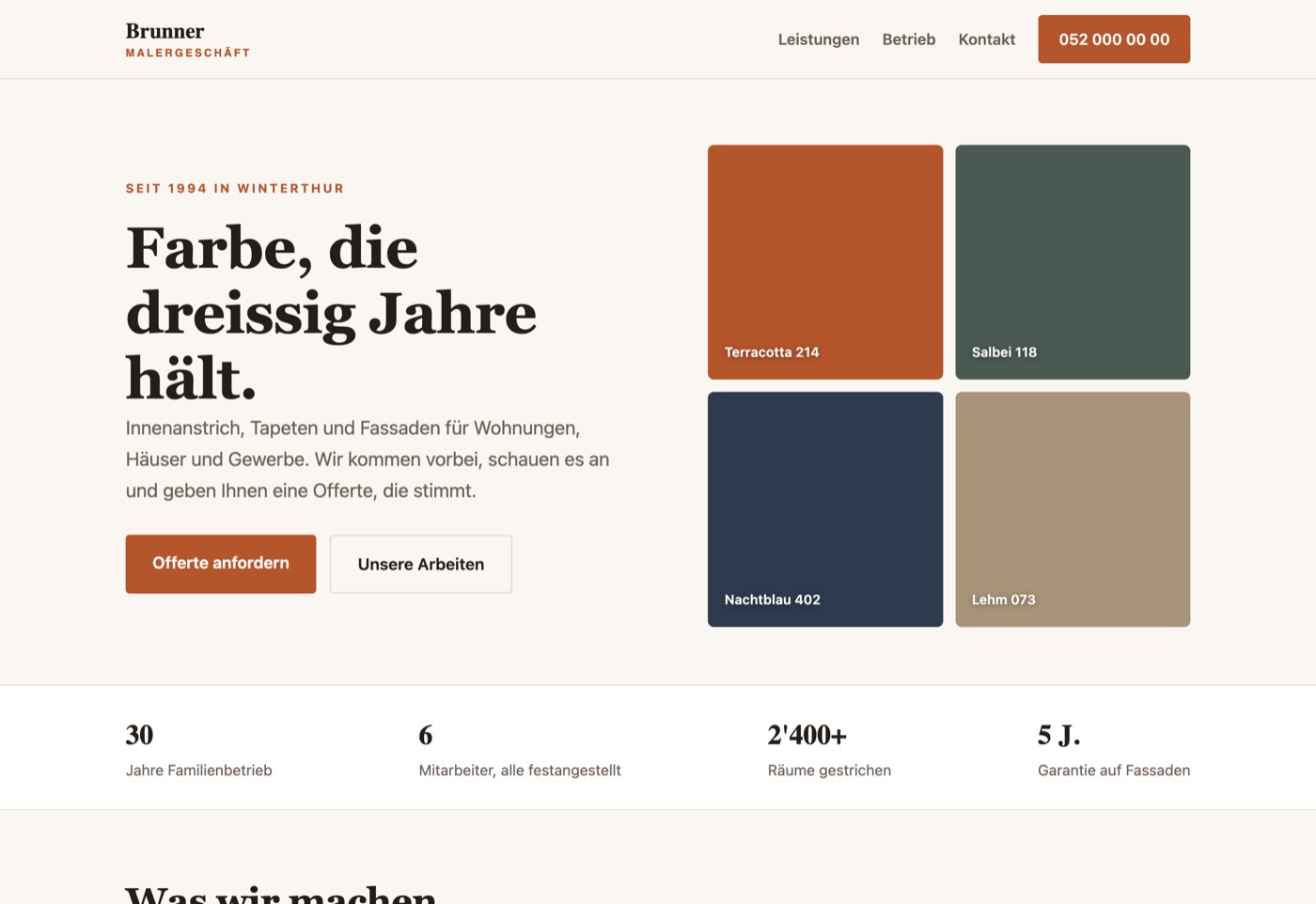 Malergesch&auml;ft Brunner